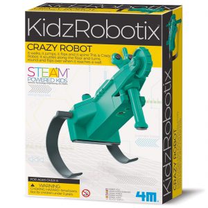 ערכת יצירה ובניה עצמית לילד רובוט משוגע מבית 4M
