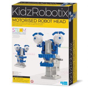 ערכת רובוטיקה לילדים בניה עצמית ראש רובוטי ממונע