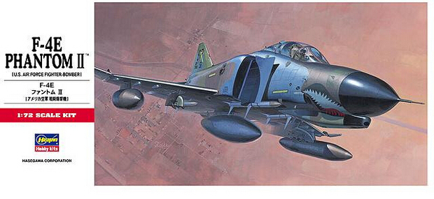 דגם בניה מטוס תקיפה F-4E PHANTOM II של צבא ארה"ב 72 חלקים