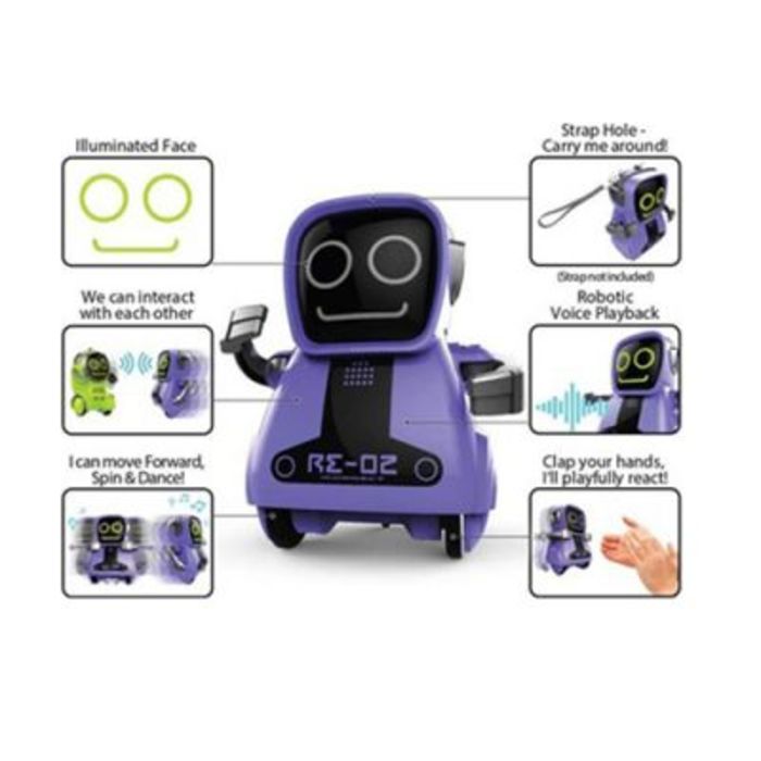 מיני רובוט פוקיבוט מקליט מדבר ומגיב שליטה דרך אפליקציה
