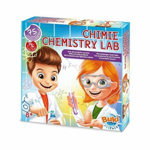 ערכת מעבדה 75 ניסויים בכימיה לילדים ונוער – BUKI