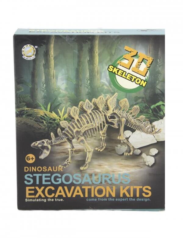 חפירת שלד דינוזאור Stegosaurusערכת טבע ומדע