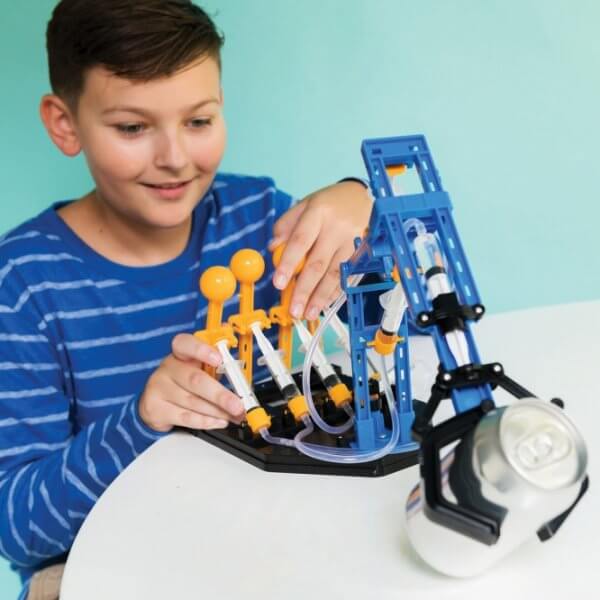 ערכת הרכבה לילדים בניית זרוע הידראולית רובוטית ענקית