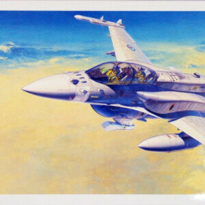 מודל הרכבה מטוס תקיפה F-16F של צבא איחוד האמירויות הערביות 1:48